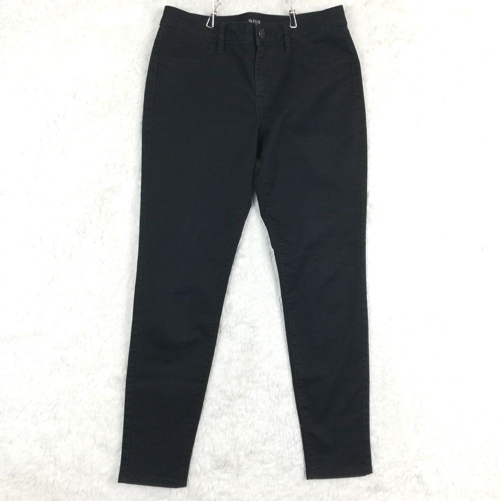 A.N.A Womens Jeans Jegging Blue Denim Dark Rinse Mid Rise Stretch‎ Skinny 8